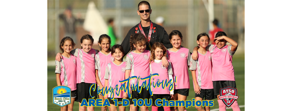 Area 1D Girls 10U Champions