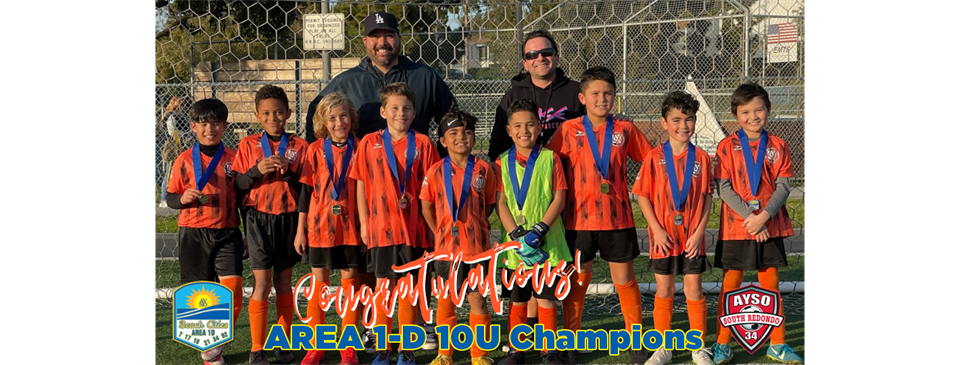 Area 1D Boys 10U Champions