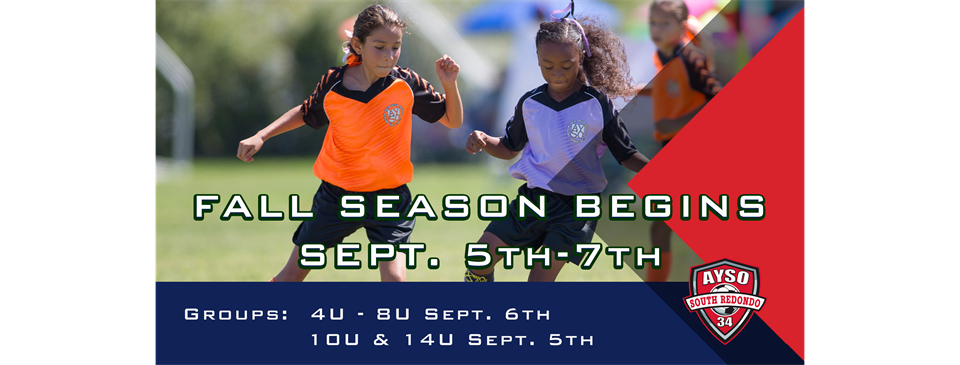 Fall 2025 Season Opening Dates