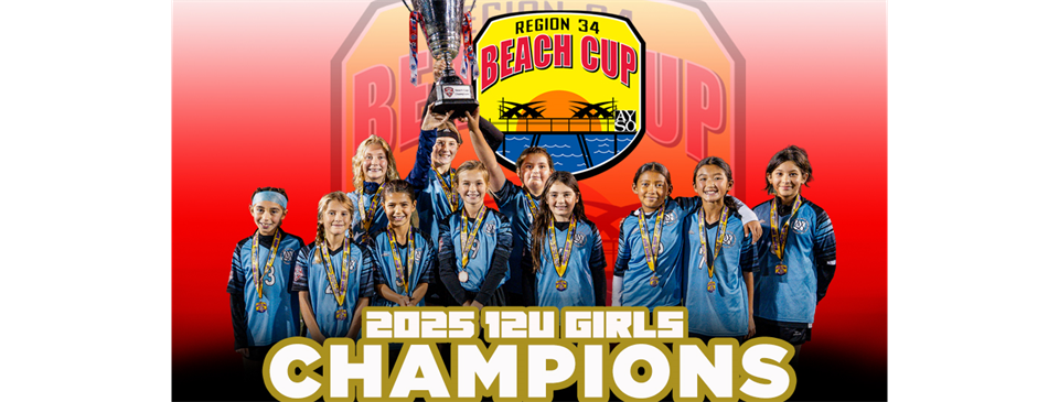 12U GIRLS BEACH CUP CHAMPS